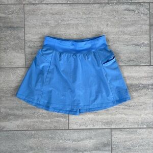 All in Motion Girls Skater Skirt in Vibrant Blue